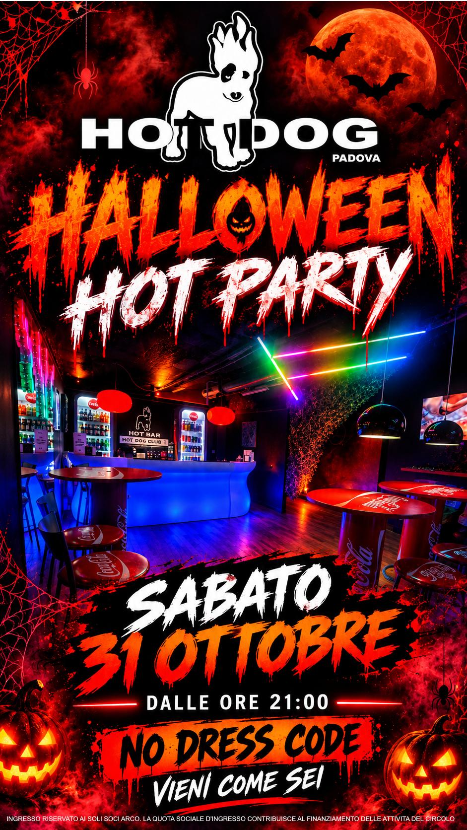 Party di Halloween al Hot Dog Padova